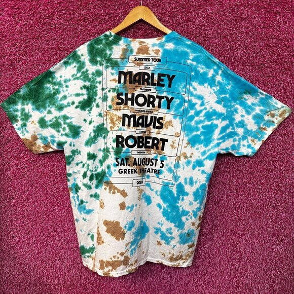 Ziggy Marley Reggae Tie Dye Tour Tshirt size 2X - Picture 3 of 4